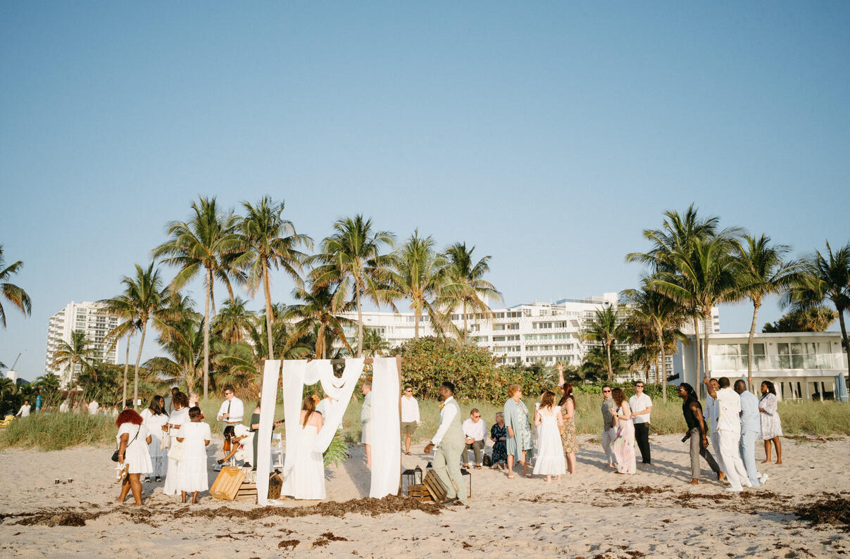 N&E sunrise ceremony in Fort Lauderdale