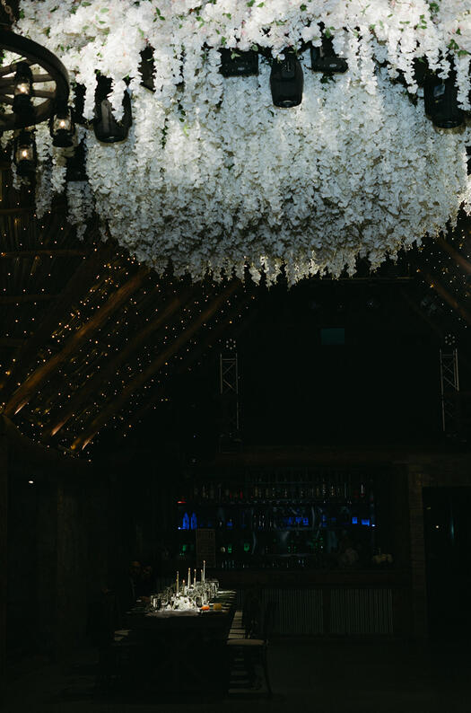 Reception details at the Barn 305 in Homestead, FL